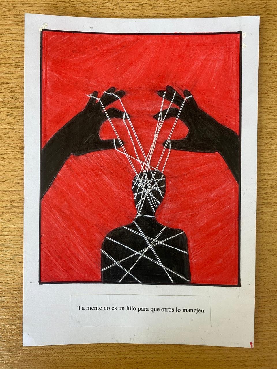 Detalle de manos en trabajo